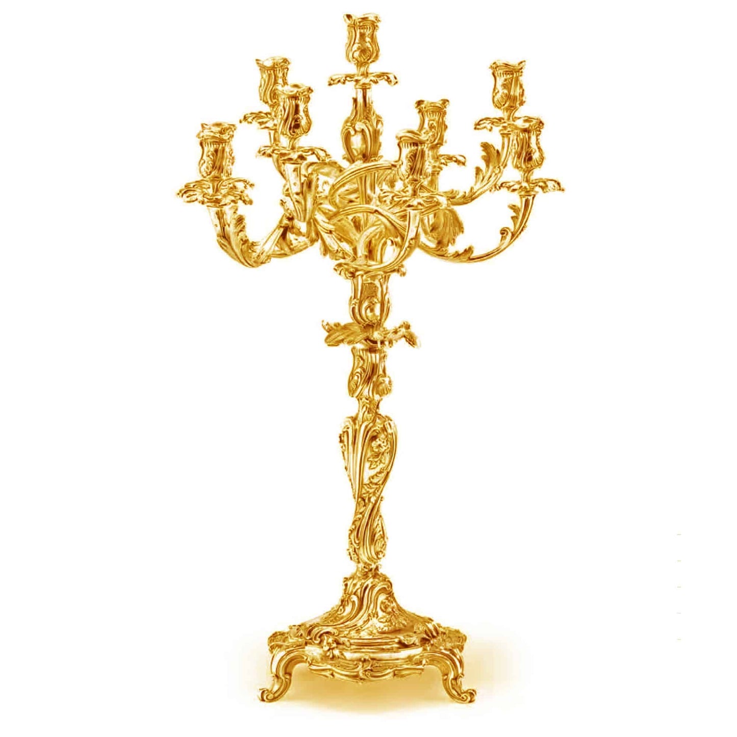 Nine-Light Rocaille Candelabra