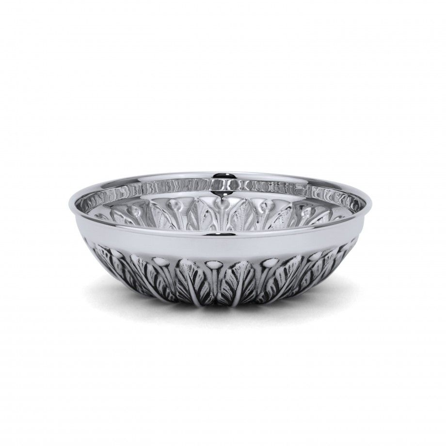 Leaves Silverplate Bowl