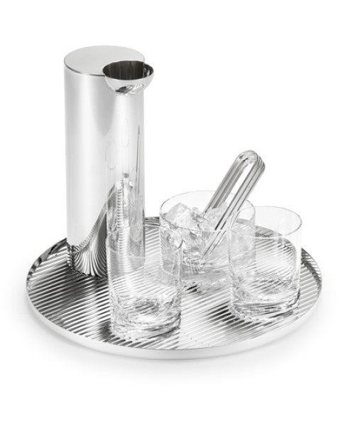 Contemporary Bar Set by Tomás Alonso in Sterling Silver