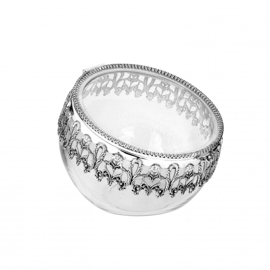 Ornate Trim Sterling Silver Box