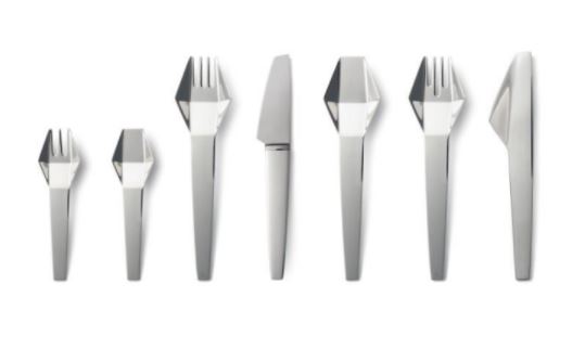 Cut Sterling Silver Cutlery Collection