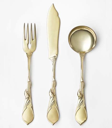 Au Bord de la Mer Vermeil Cutlery Collection