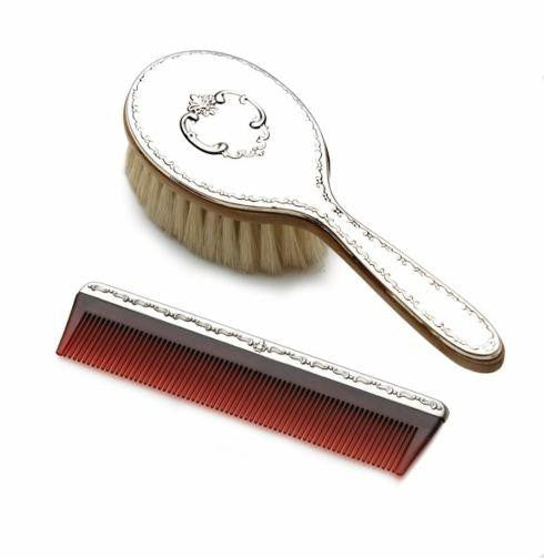 Gorham Chantilly Brush and Comb Set in Sterling Silver