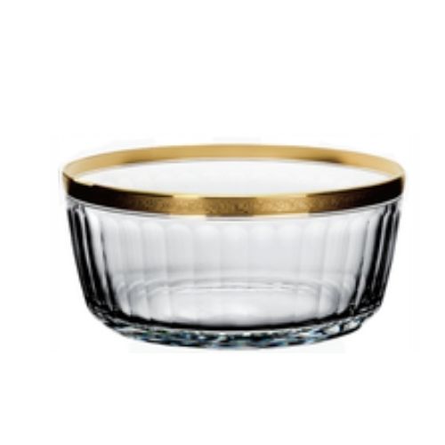 Otto Crystal Minton Rim Bowl Collection