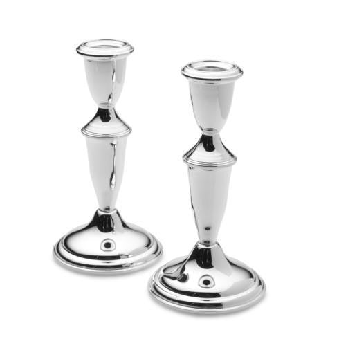 Empire Silver Classic Candlestick Pair in Sterling Silver