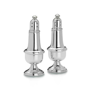 Colonial Pewter Salt and Pepper Set