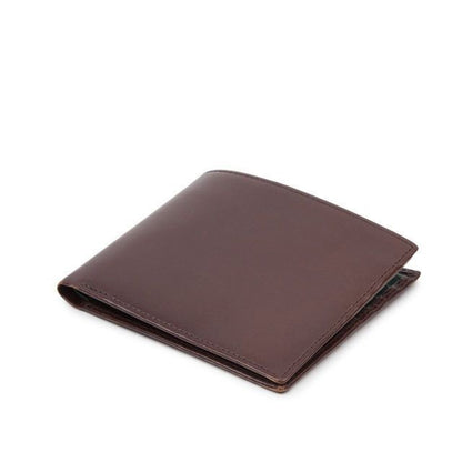 Launer Eight Credit Card Wallet, Dark Brown/Racing Green