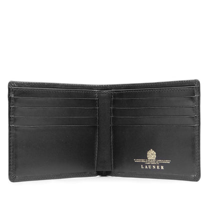 Launer Eight Credit Card Wallet, Black/Black