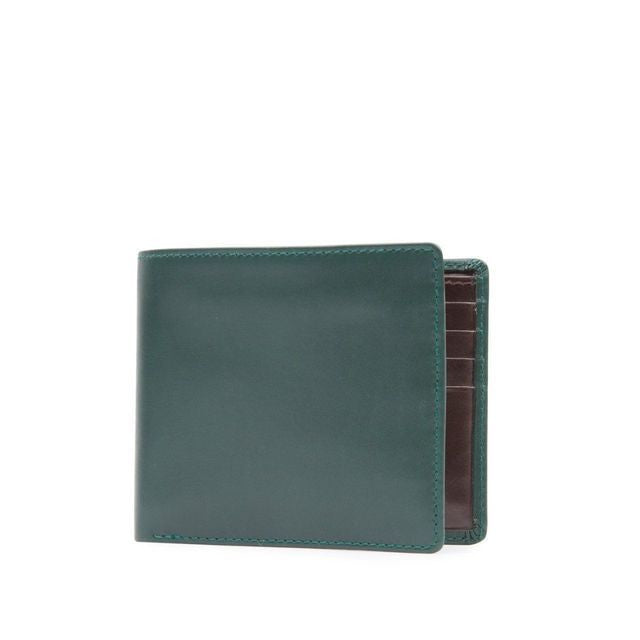 Launer Eight Credit Card Wallet, Racing Green/Dark Brown