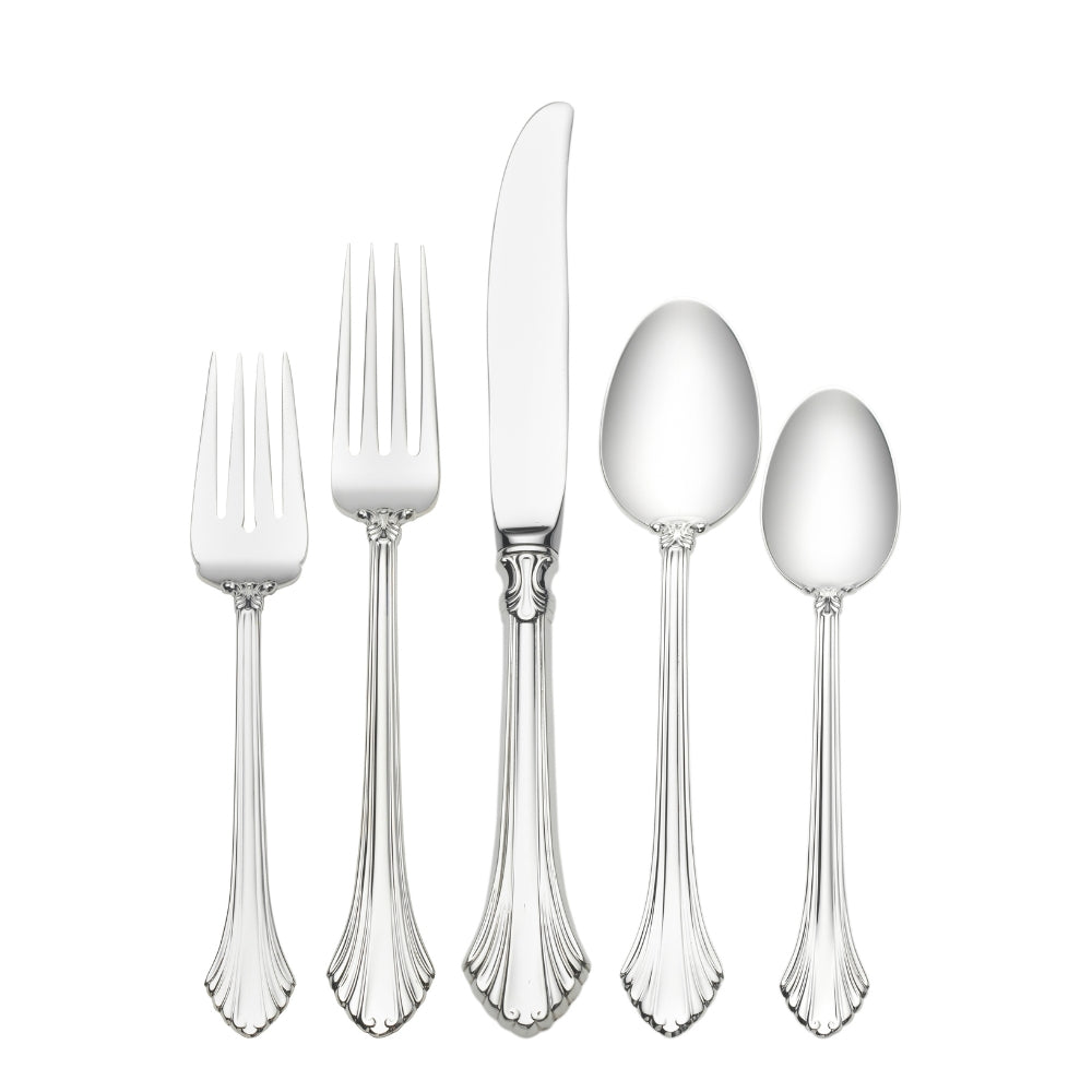 French Regency Sterling Silver Flatware Collection