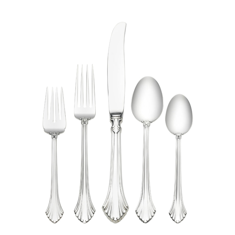 French Regency Sterling Silver Flatware Collection