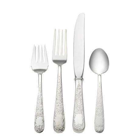 Old Maryland Engraved Sterling Silver Flatware Collection