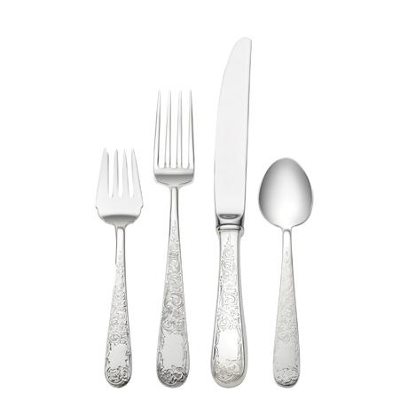 Old Maryland Engraved Sterling Silver Flatware Collection