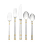 Aegean Weave Sterling Silver Flatware Collection (with Gold Accents)