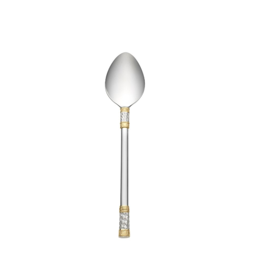 Aegean Weave Sterling Silver Flatware Collection (with Gold Accents)