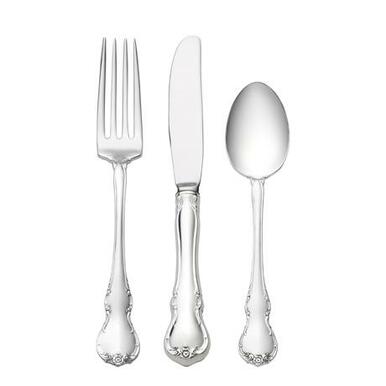 French Provincial Child's Sterling Silver Flatware Set