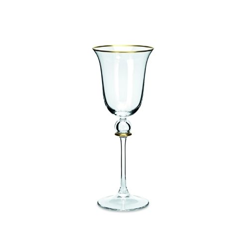 Juwel Yellow Gold Crystal Stemware Collection