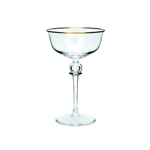 Juwel Yellow Gold Crystal Stemware Collection