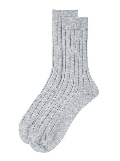 Johnstons Cashmere Ribbed Bed Socks