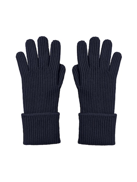 Johnstons Men's Cashmere Ribbed Cuff Gloves