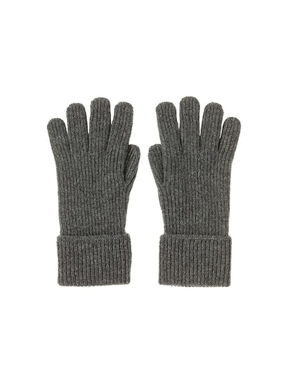 Johnstons Men's Cashmere Ribbed Cuff Gloves