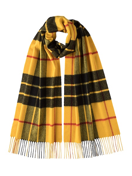 Johnstons Classic Cashmere Wide Tartan Scarf