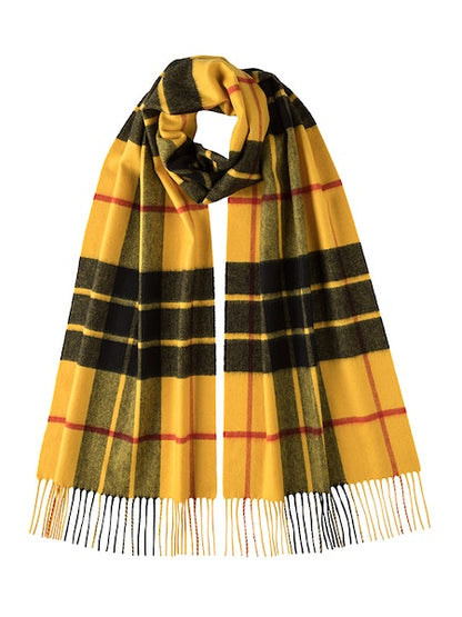 Johnstons Classic Cashmere Wide Tartan Scarf