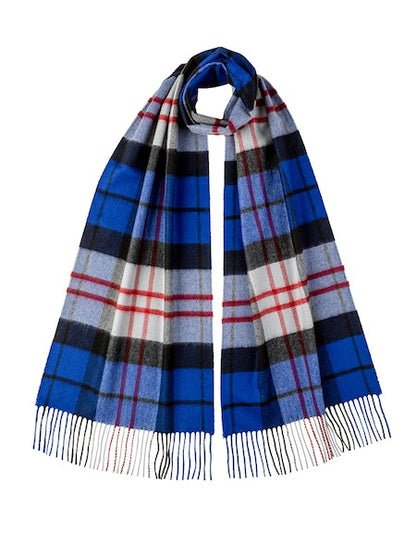 Johnstons Classic Cashmere Wide Tartan Scarf