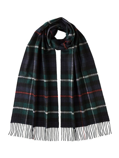 Johnstons Classic Cashmere Wide Tartan Scarf