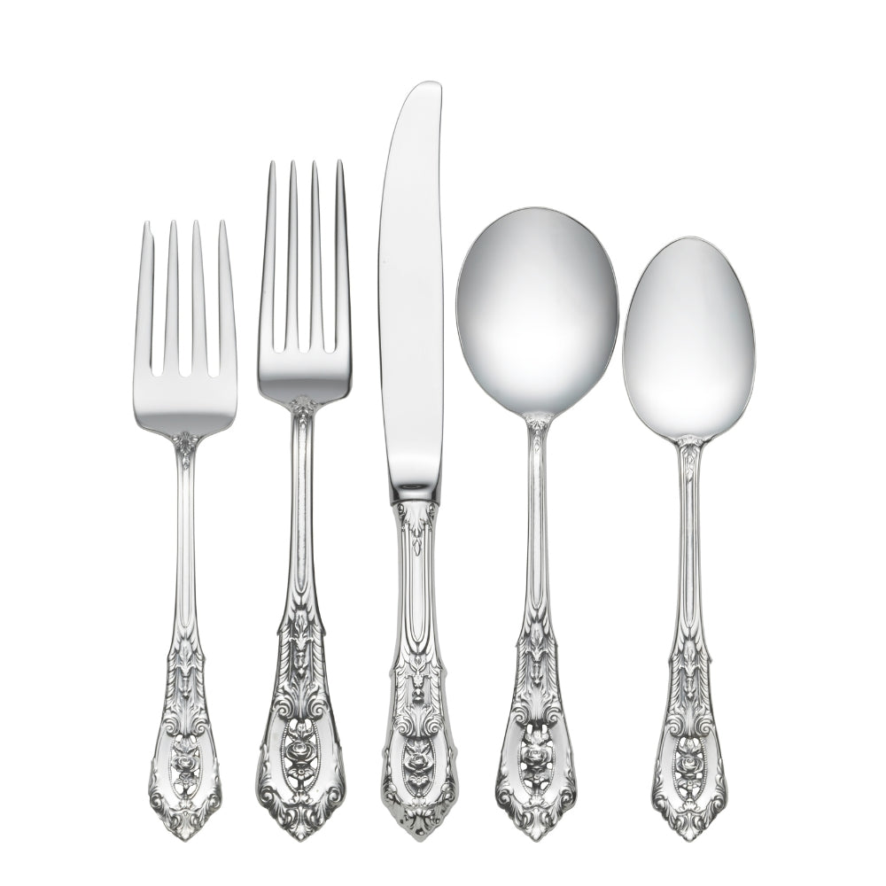 Rose Point Sterling Silver Flatware Collection