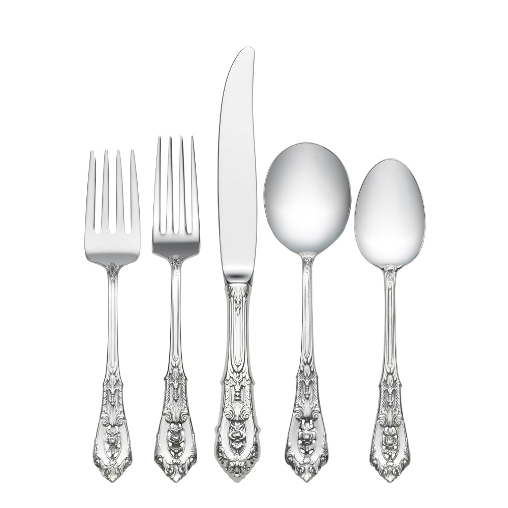 Rose Point Sterling Silver Flatware Collection