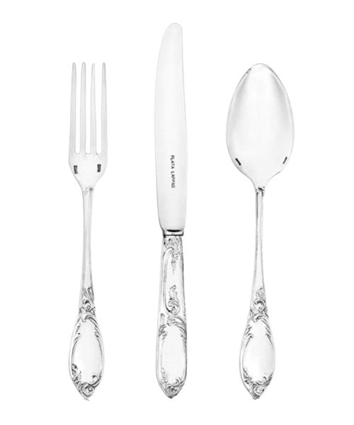 Plata Lappas Pompadour Flatware Pattern in Silverplate