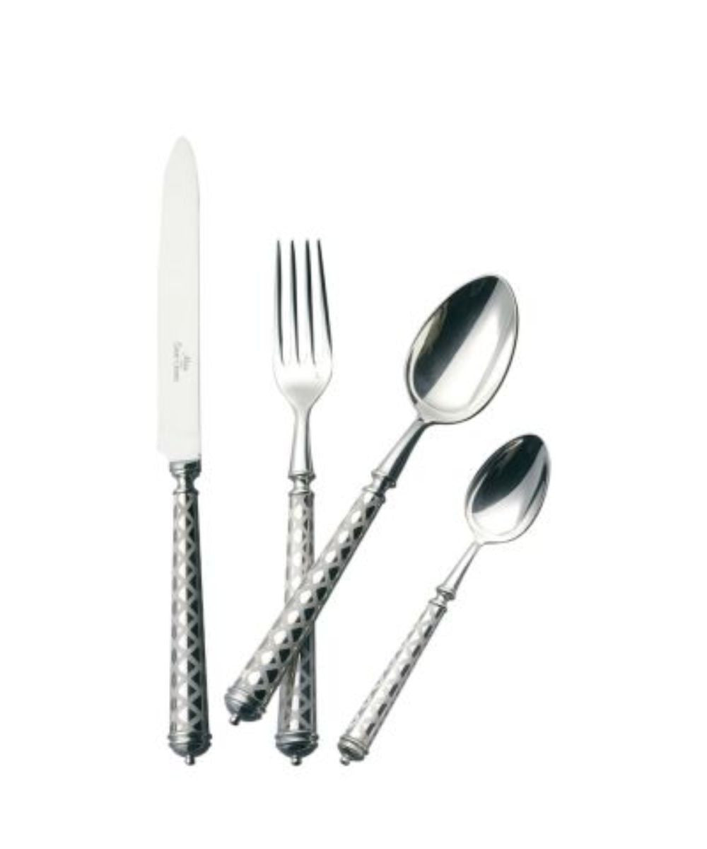 Alain Saint-Joanis Losange Silverplate Flatware Collection