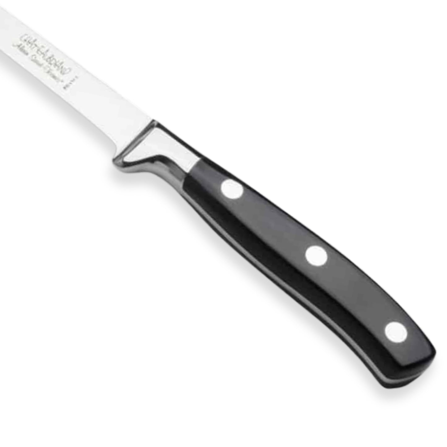 Alain Saint-Joanis Chateaubriand Steak Knives with Black Handles (Set of Six)