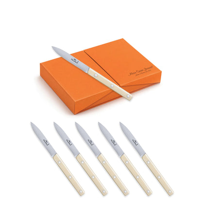 Alain Saint-Joanis Kobe Steak Knives with Ivory Handles (Set of Six)