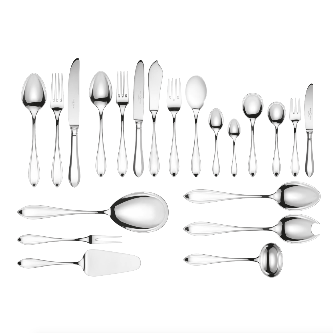 Art Nouveau Cutlery Collection in Sterling Silver