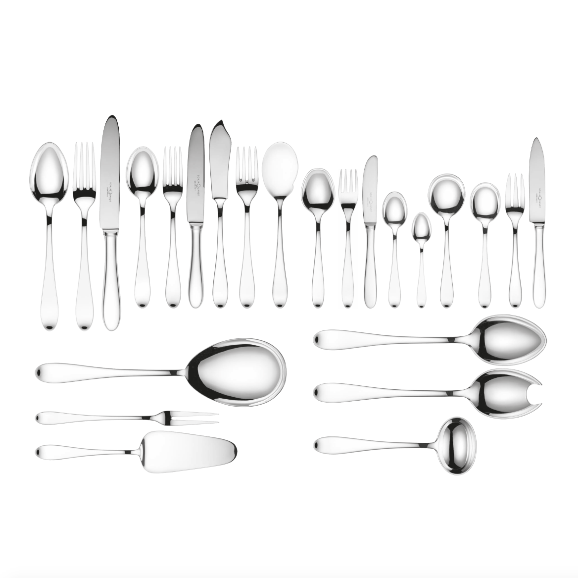 Avant-Garde Cutlery Collection in Sterling Silver