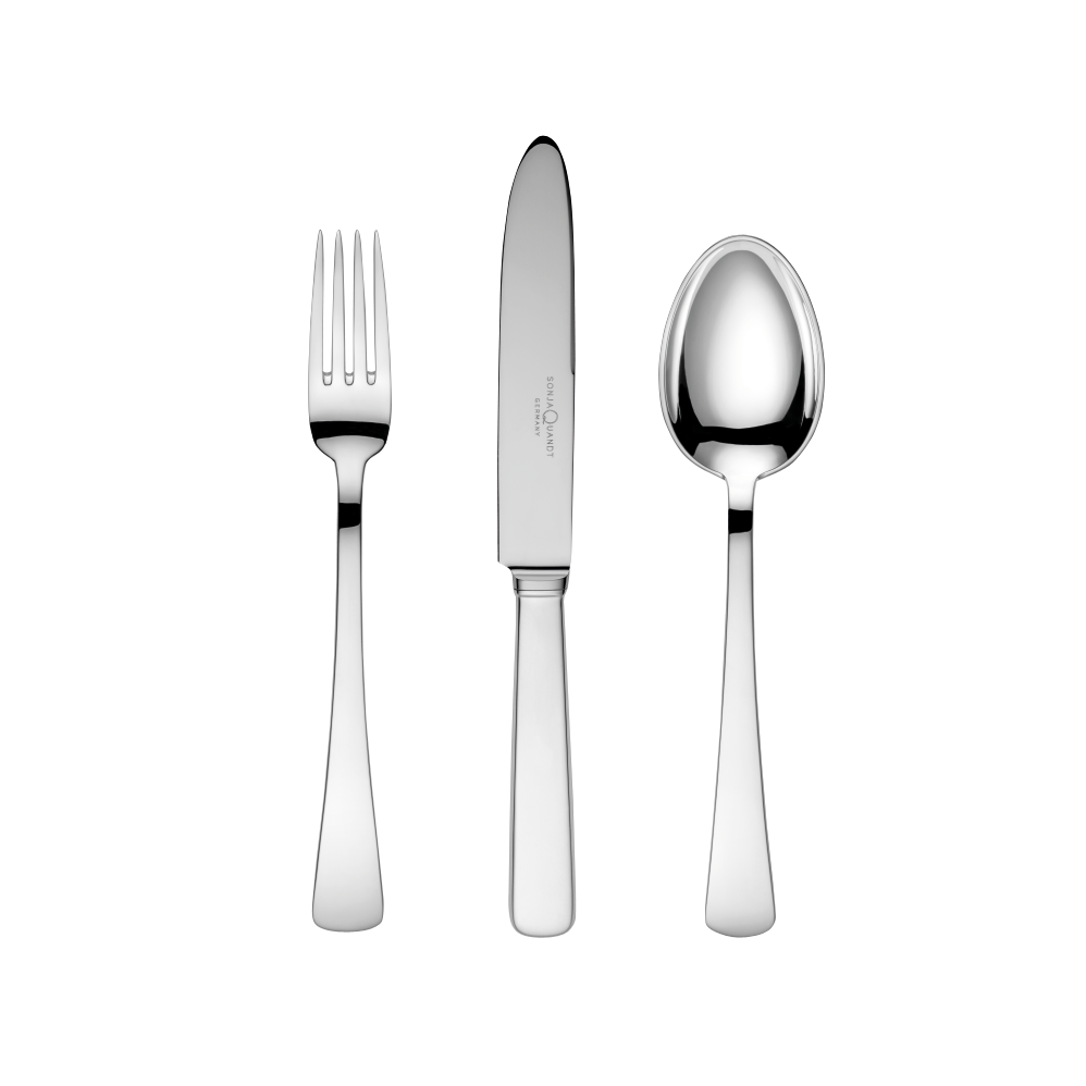 Sonja Quandt Bauhaus Cutlery Collection in Silverplate