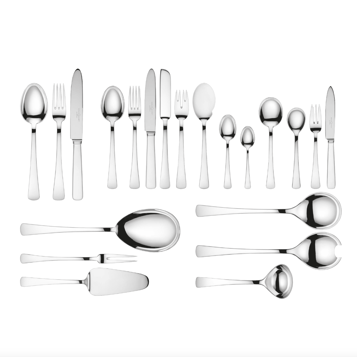 Sonja Quandt Bauhaus Cutlery Collection in Silverplate
