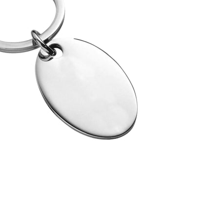 Carrs Silver Oval Sterling Silver Key Fob