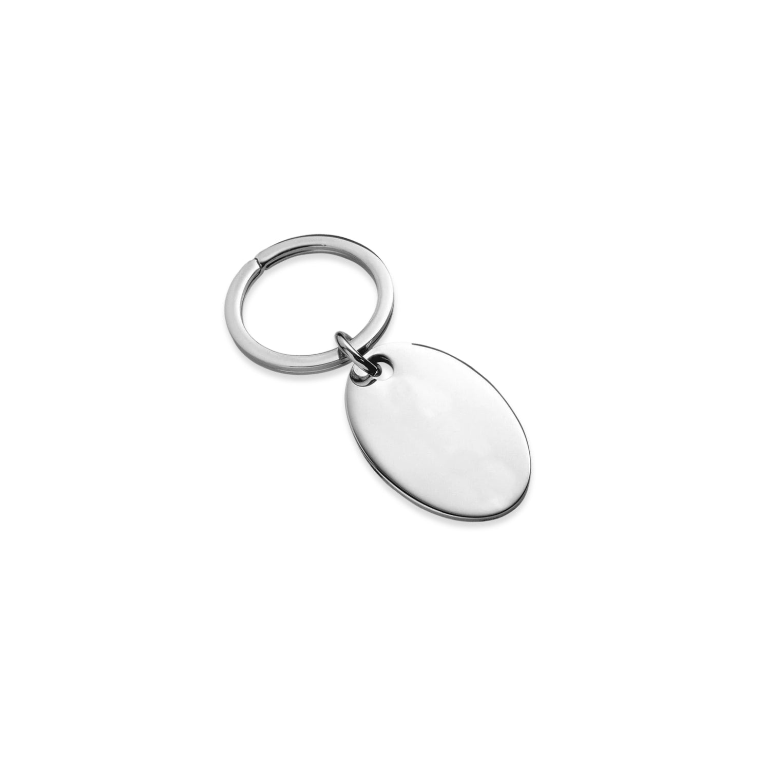 Carrs Silver Oval Sterling Silver Key Fob