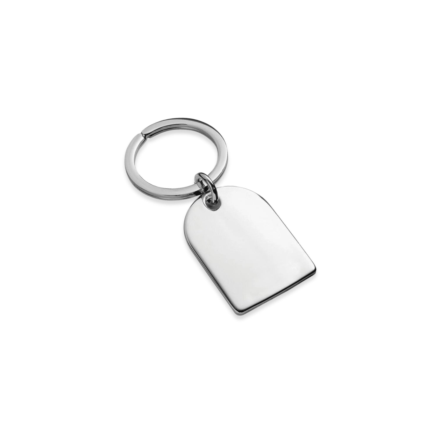 Carrs Silver Rectangular Sterling Silver Key Fob