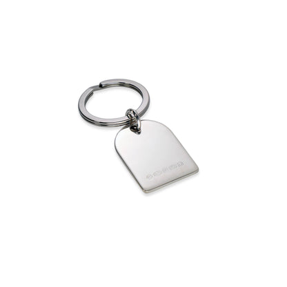 Carrs Silver Rectangular Sterling Silver Key Fob