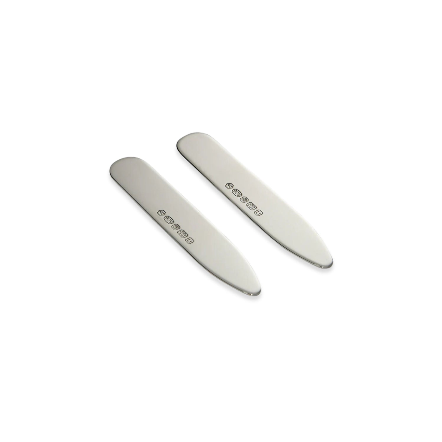 Sterling Silver Collar Stiffeners