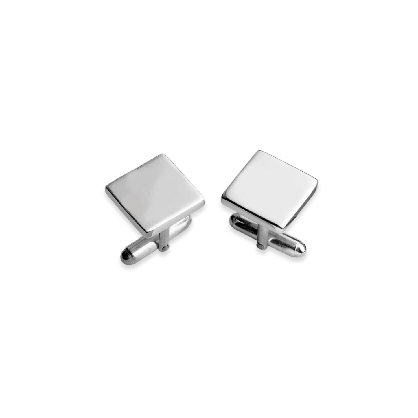 Carrs Silver Sterling Silver Square Cufflinks