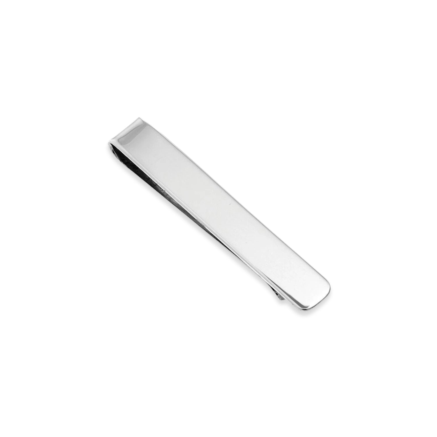 Carrs Silver Sterling Silver Plain Tie Slide