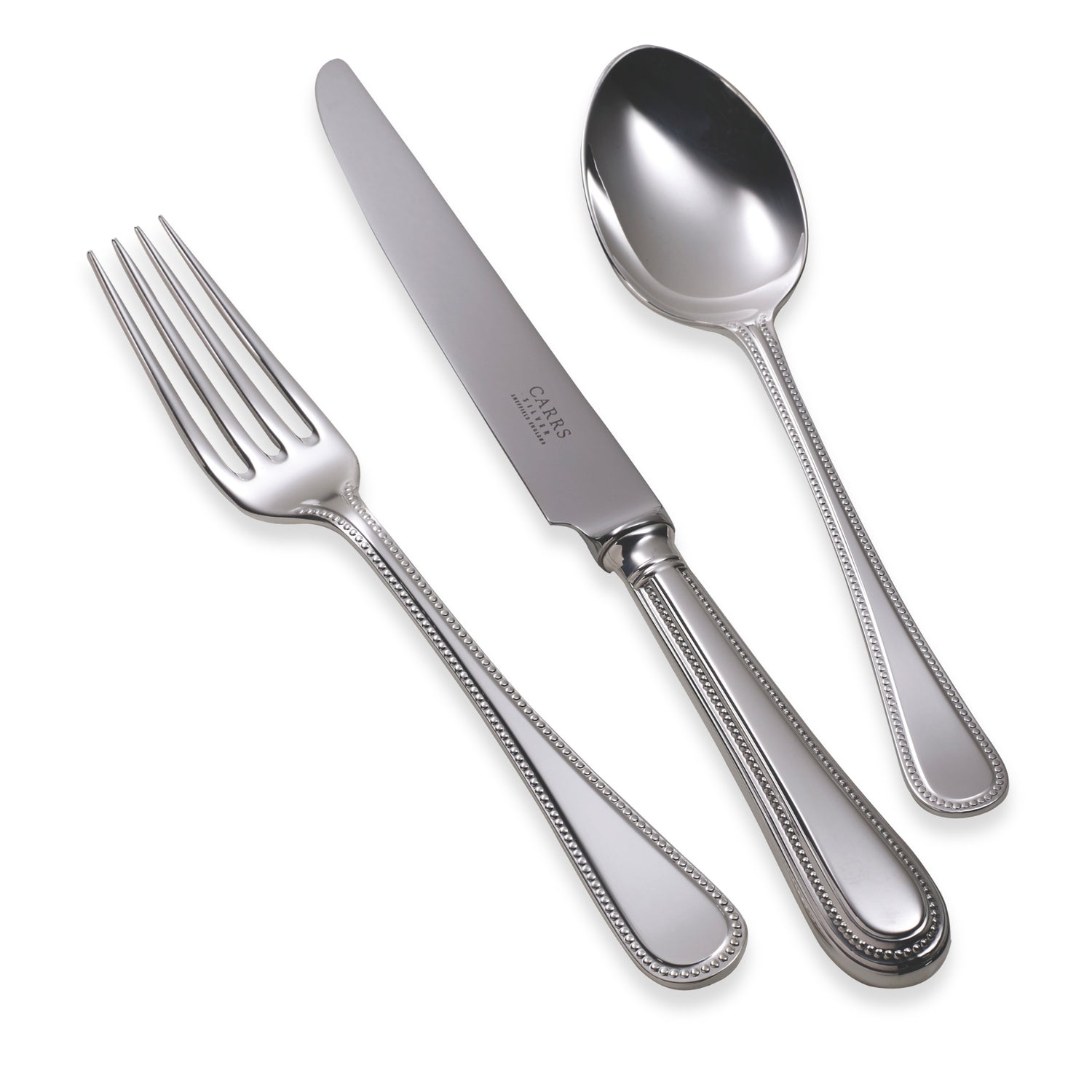 Carrs Silver Bead Silverplate Cutlery Collection