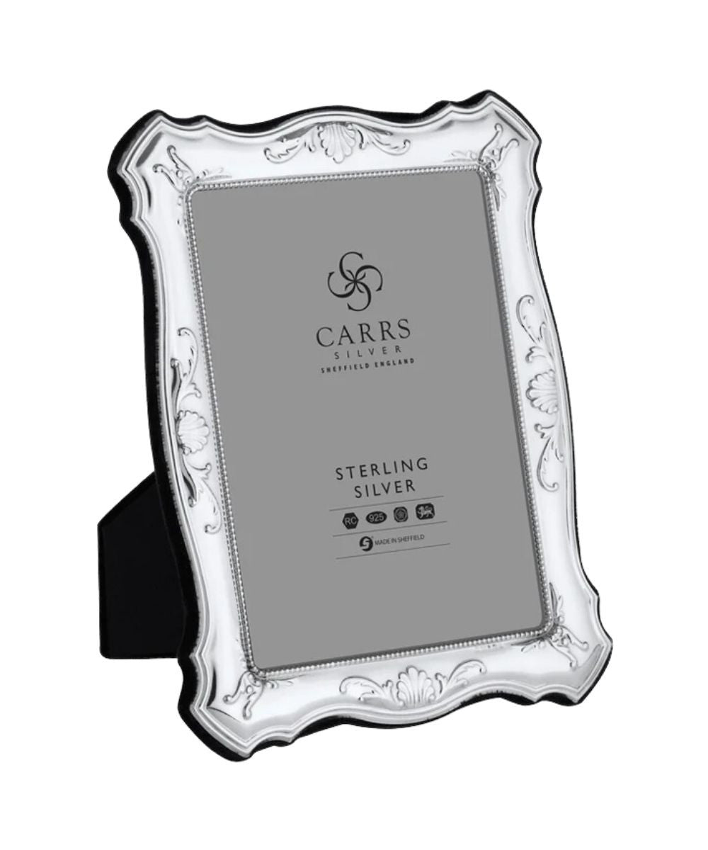 sterling silver reed and ribbon rectangular picture... Carrs Silver Empire Leaf Sterling Silver Frame | The Lanam Shop