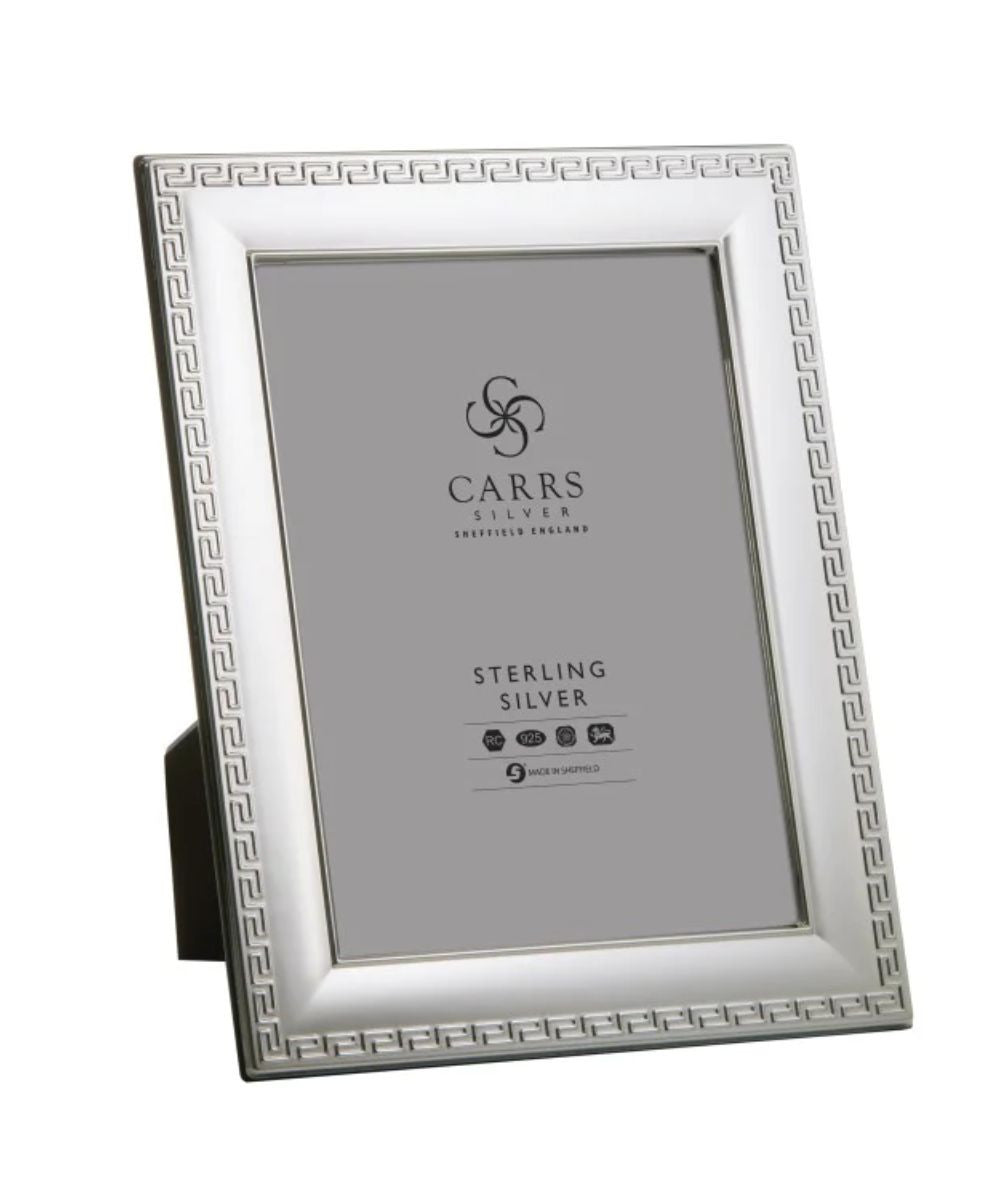 Carrs Silver Greek Key Sterling Silver Frame