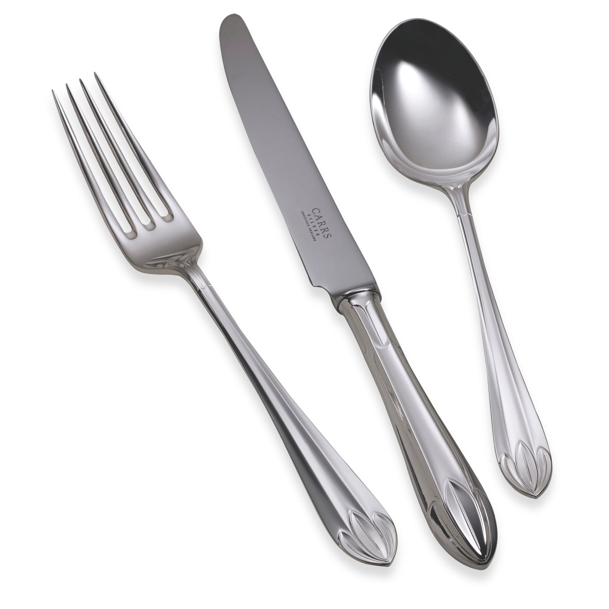 Carrs Silver Lotus Silverplate Cutlery Collection